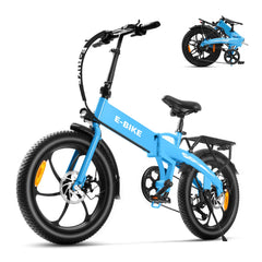 Axiniu 20" Folding Electric Bike丨850W Electric Bikes for Adults丨48V 13Ah Portable Battery丨48.5Lbs Lightweight Folding E-Bike丨60 Miles Range丨25mph Speed - Class 2 Fat TIre Ebike