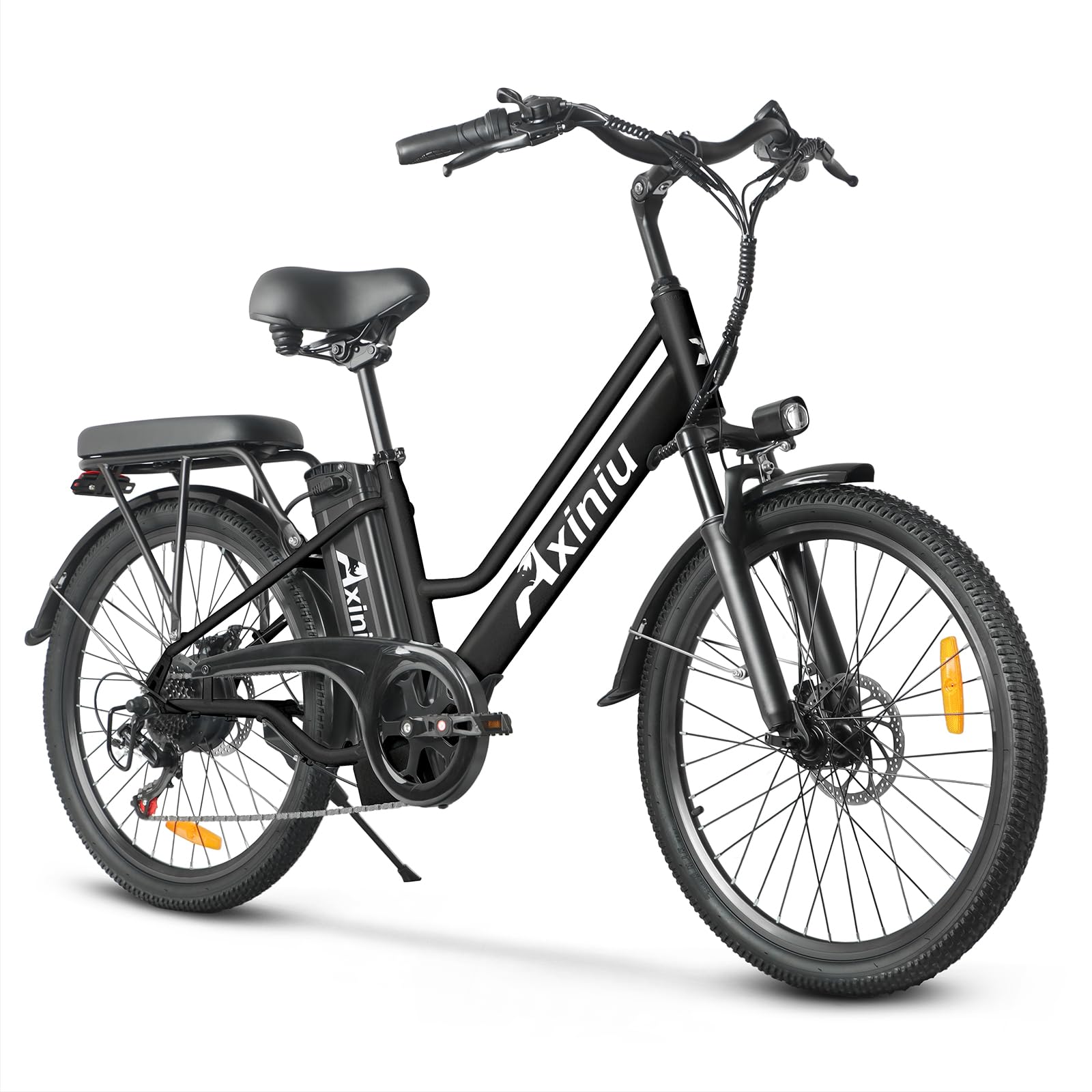 Axiniu 24 Inch Electric Bike for Adults, Step Through Ebike for Women, – Axiniu Bikes