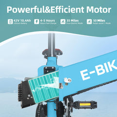 Axiniu 20" Folding Electric Bike丨850W Electric Bikes for Adults丨48V 13Ah Portable Battery丨48.5Lbs Lightweight Folding E-Bike丨60 Miles Range丨25mph Speed - Class 2 Fat TIre Ebike