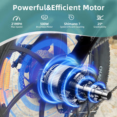 Axiniu 20" Folding Electric Bike丨850W Electric Bikes for Adults丨48V 13Ah Portable Battery丨48.5Lbs Lightweight Folding E-Bike丨60 Miles Range丨25mph Speed - Class 2 Fat TIre Ebike