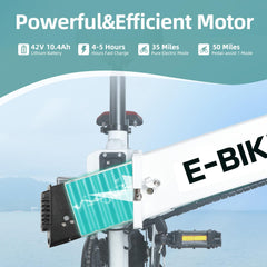 Axiniu 20" Folding Electric Bike丨850W Electric Bikes for Adults丨48V 13Ah Portable Battery丨48.5Lbs Lightweight Folding E-Bike丨60 Miles Range丨25mph Speed - Class 2 Fat TIre Ebike