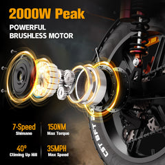 F01 Complete Rear Wheel Assembly with Hub Motor