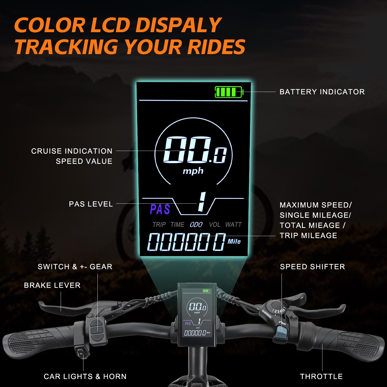 Axiniu Electric Bike for Adults Step Through Eectric Bike 26 inch w/ 750W Motor, 48V 19.2Ah Removable Battery Up to 100 Miles Electric Bicycles Long Range Ebike for Women