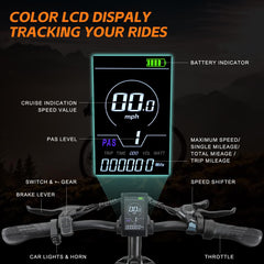 Axiniu Electric Bike for Adults Step Through Eectric Bike 26 inch w/ 750W Motor, 48V 19.2Ah Removable Battery Up to 100 Miles Electric Bicycles Long Range Ebike for Women